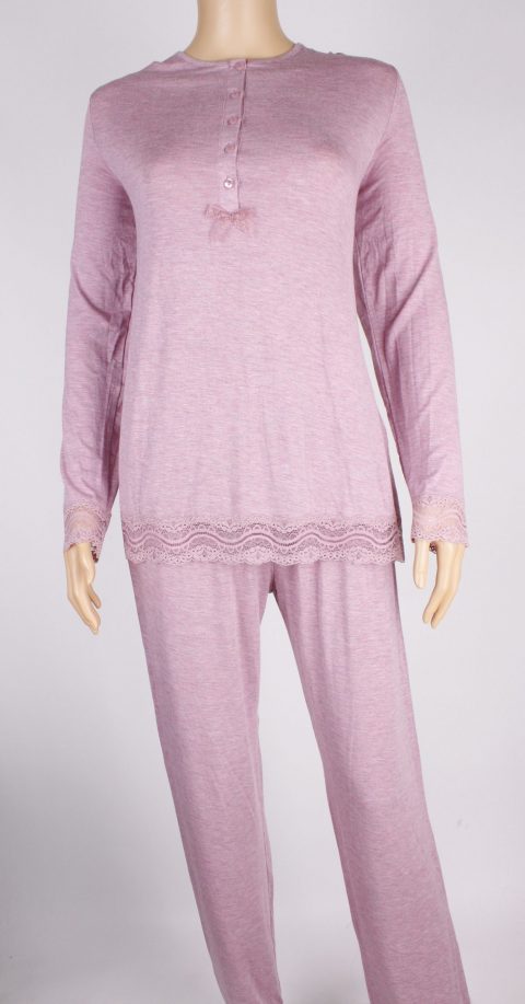 Pijama modal rosa Sielei