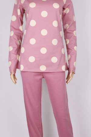pijama de topos rosa sielei