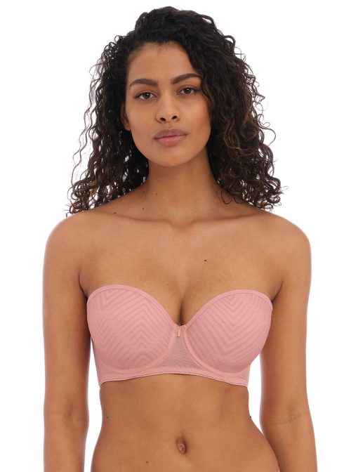 AA401109 ASE primary Freya Lingerie Tailored Ash Rose UW Moulded strapless Bra