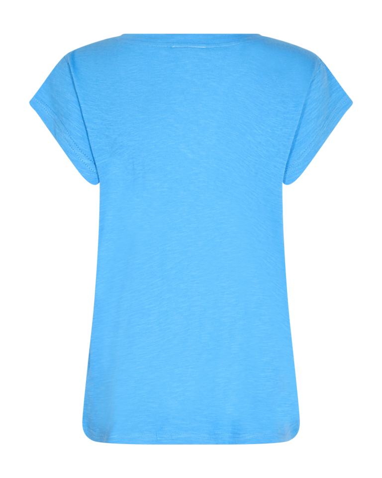 camiseta azul azing por detrás Freequent