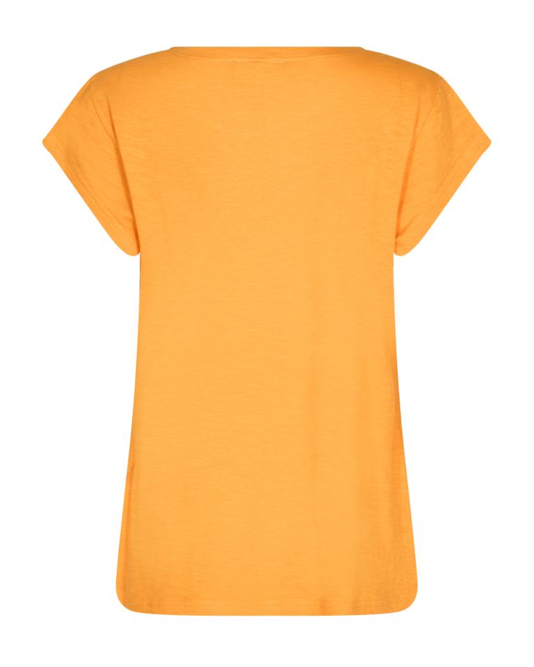 espalda camiseta naranja Freequent