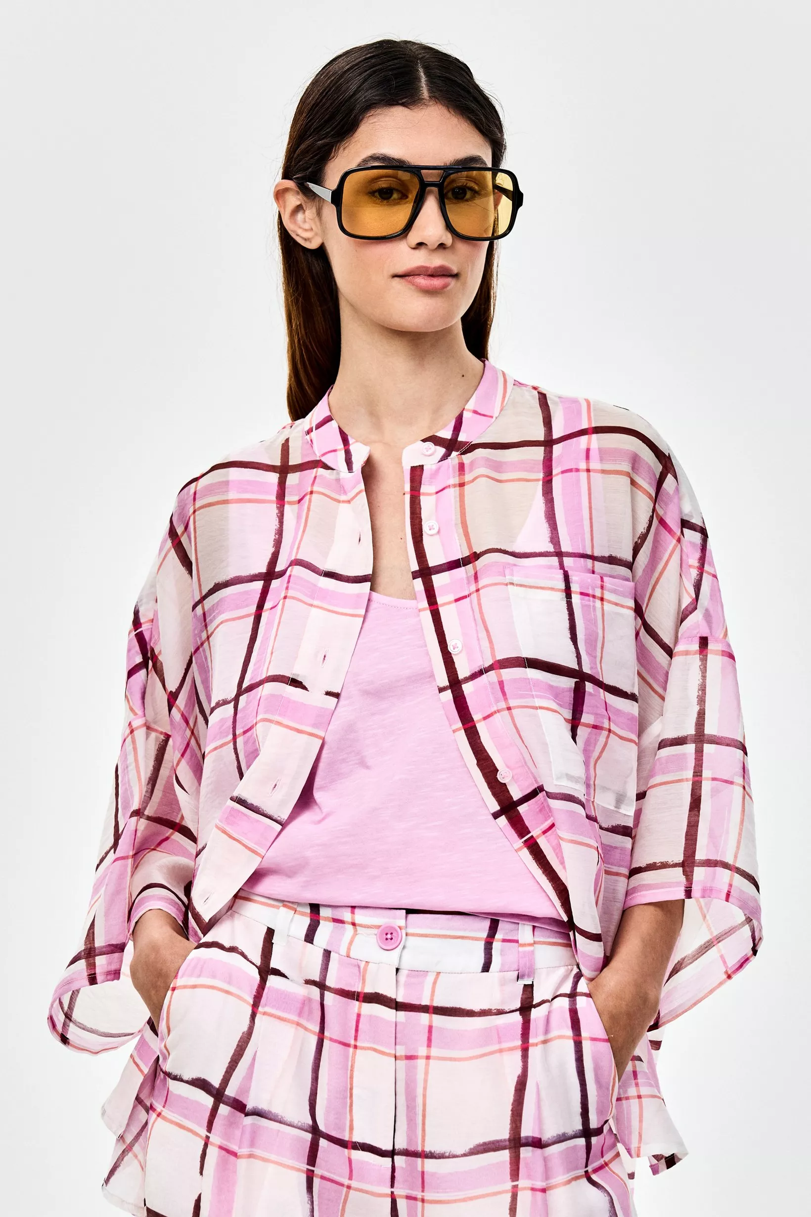 BLUSA CUADROS SIMPLUS